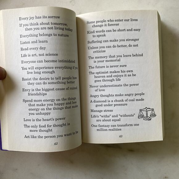 8789 Words of Wisdom Paperback Softback Inspirational Self Help Reflection Book - Picture 6 of 8